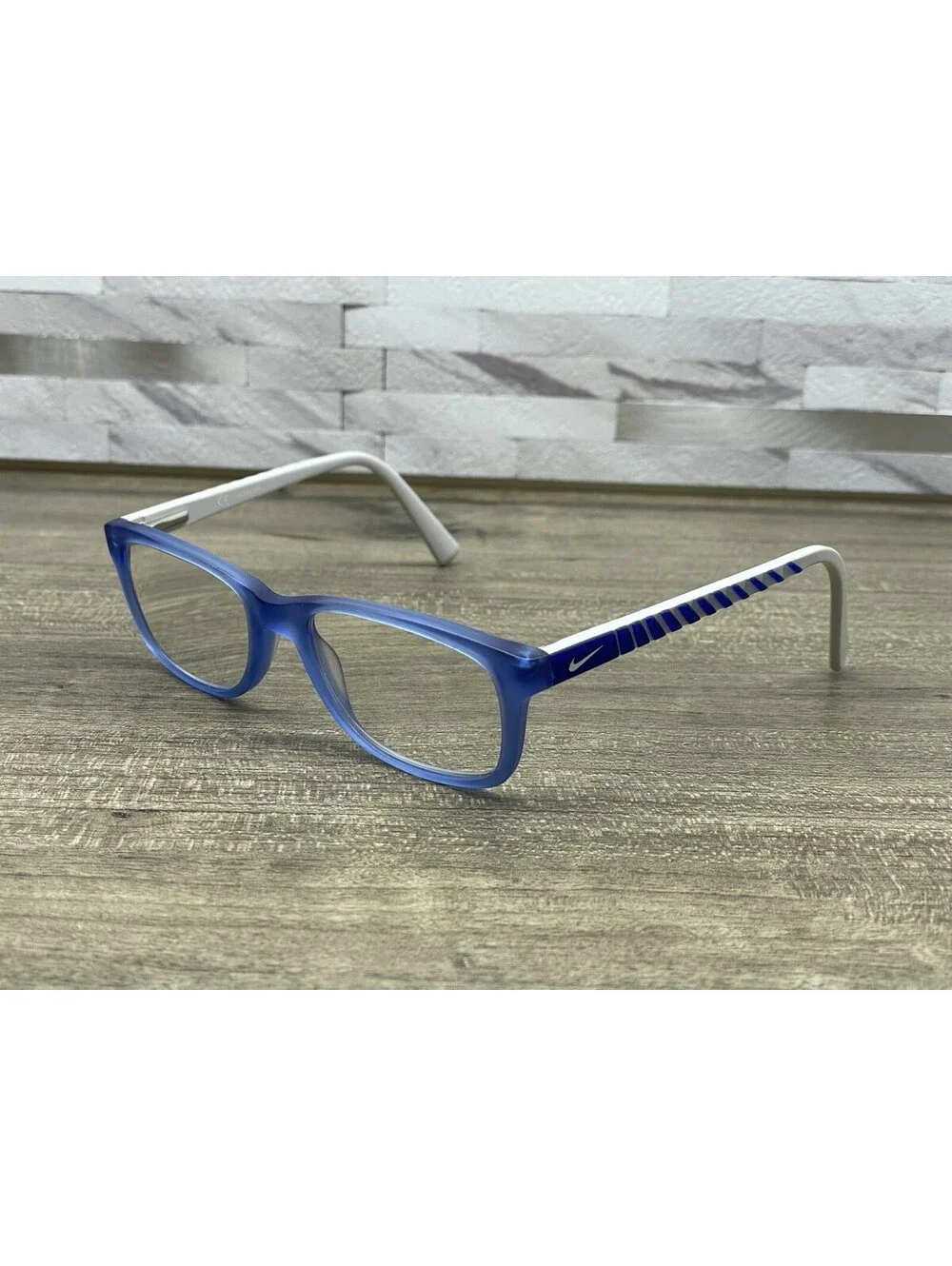 NIKE Youth Eyeglasses 5509 417 Matte Pacific Blue & White 48[]17/130 Frames Only